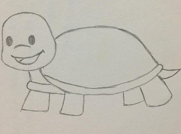 乌龟简笔画优质