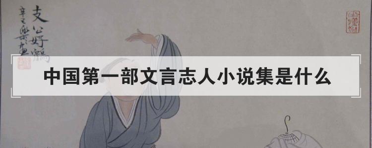 中国第一部文言志人小说集是什么