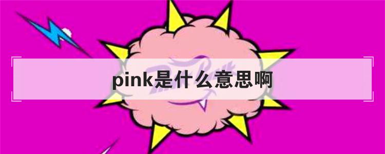 pink是什么意思啊