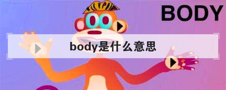 body是什么意思