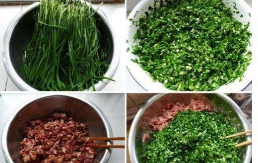 韭菜肉饺子馅的做法
