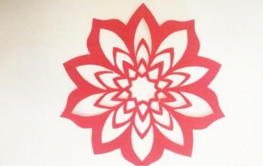 窗花剪纸教程图解