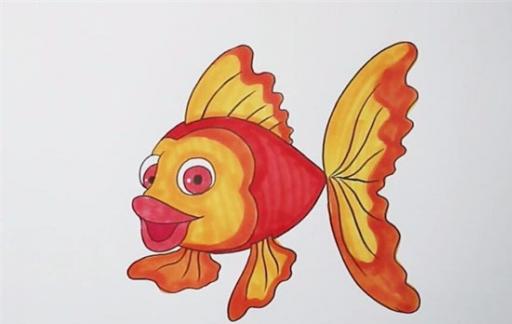 简笔画小鱼