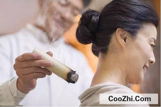 背部感觉钻风能艾灸吗