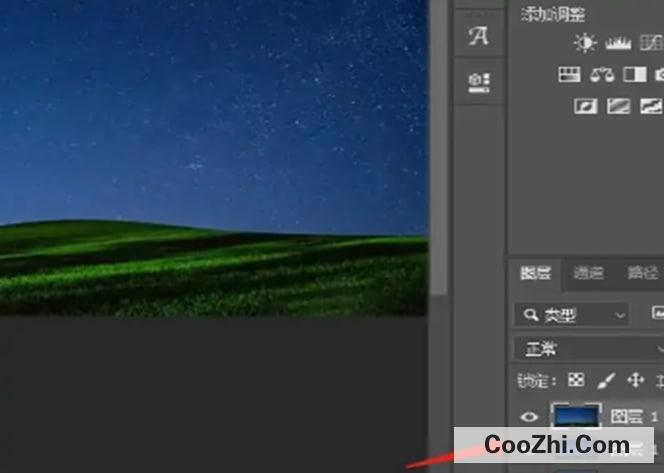 怎么用PS制作一个星空轨迹图