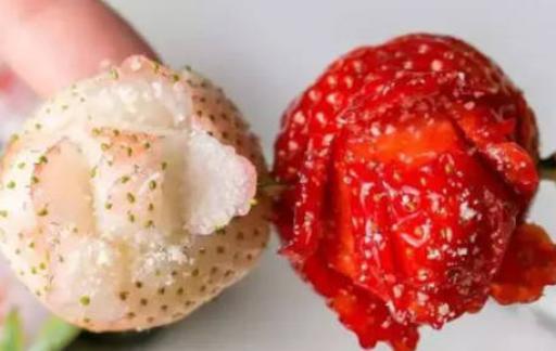 草莓被压白了可以吃吗