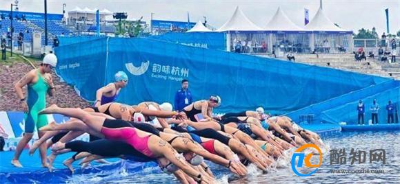 “韵味杭州”2023年全国马拉松游泳冠军赛在杭州淳安开赛 