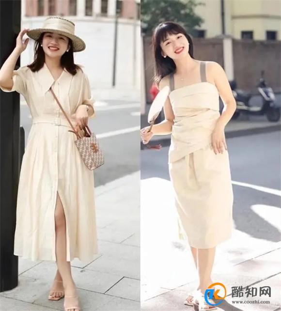 会穿“连衣裙”的女人，都擅长在4个位置“留白”，想不好看都难