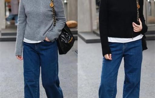 秋天“阔腿裤”是百搭裤 中年女人建议这样穿 不挑身材显瘦