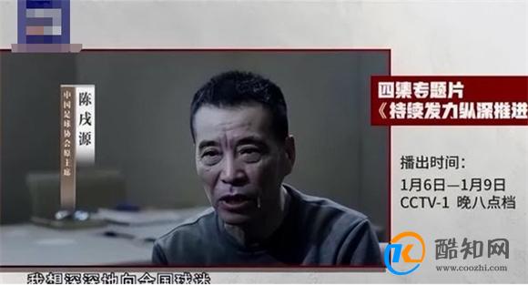 陈戌源当选足协主席前晚就受贿 竟然收了地方60万元