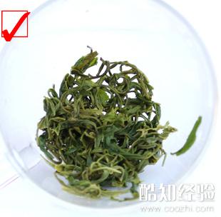 崂山绿茶真货的叶底