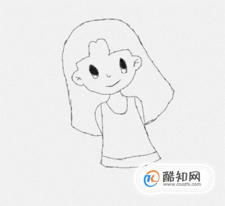 如何画简笔画小清新女孩优质