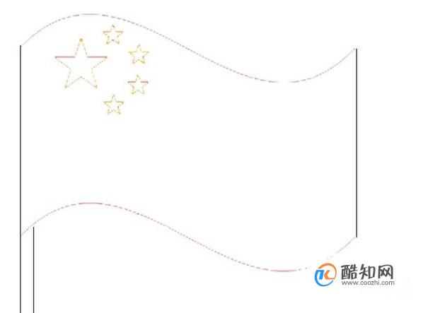 五星红旗简笔画怎么画优质