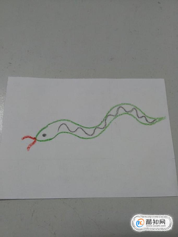 蛇的简笔画画法