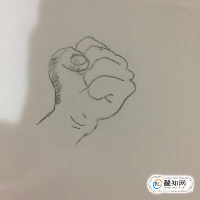 拳头简笔画怎么画