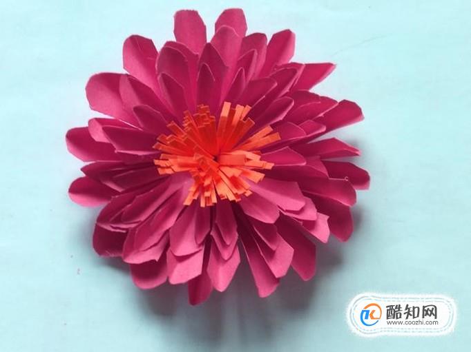 彩纸手工制作花朵的方法优质