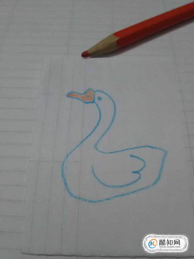 简笔画——快速画鹅简单画一只大白鹅优质