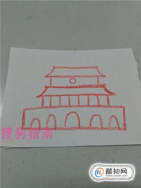 怎样画出北京天安门的简笔画