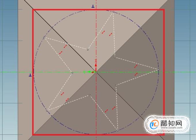 caxa如何利用设计元素库快速创建立体红色五角星优质