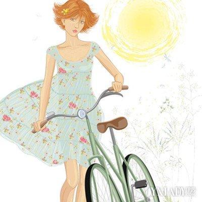 女生穿裙子骑自行车是一种什么体验？