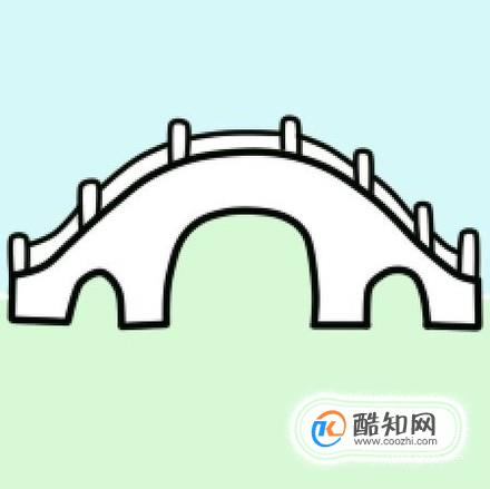 宝宝启蒙画：怎么画桥的简笔画？