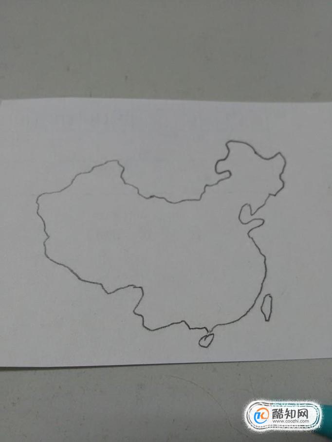 如何画出中国的轮廓简图