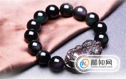 黑曜石貔貅手链佩戴方法