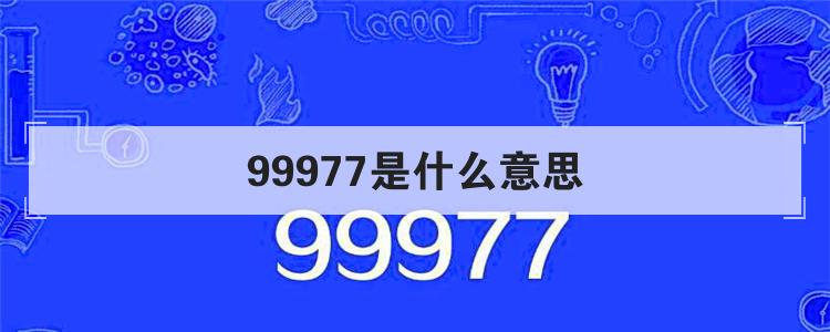 99977是什么意思