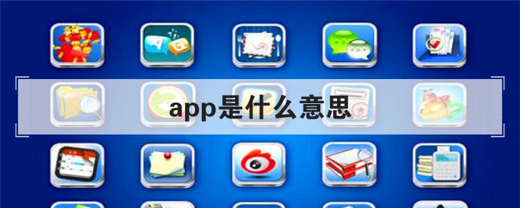 app是什么意思