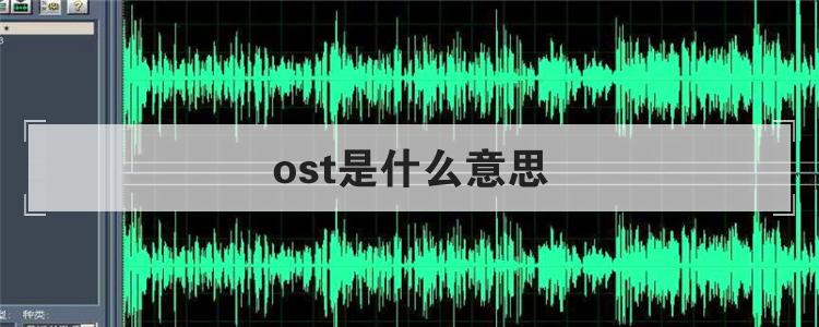 ost是什么意思