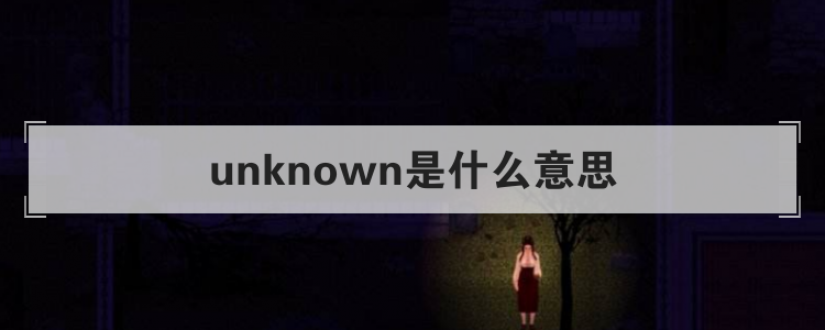 unknown是什么意思