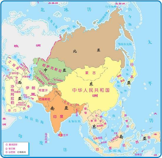 三洲五海之地地图图片