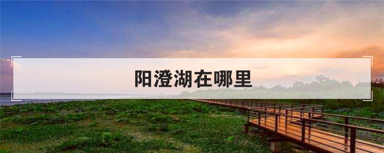 阳澄湖在哪里