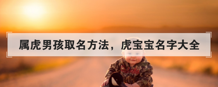 属虎男孩取名方法,虎宝宝名字大全