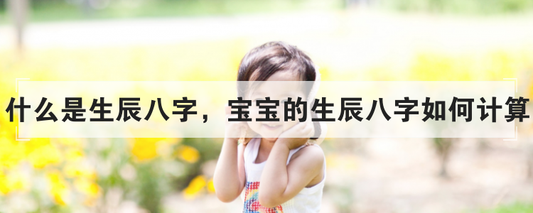 什么是生辰八字，宝宝的生辰八字如何计算