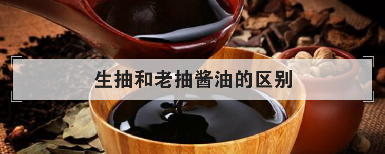 生抽和老抽酱油的区别