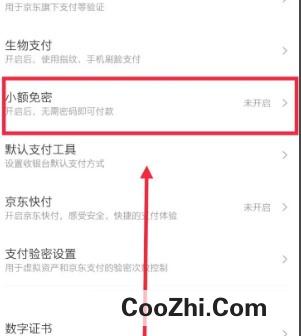 京东怎样设置小额免密支付