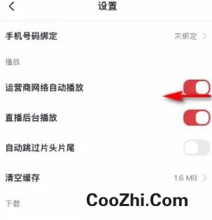 央视频如何关闭运营商网络自动播放