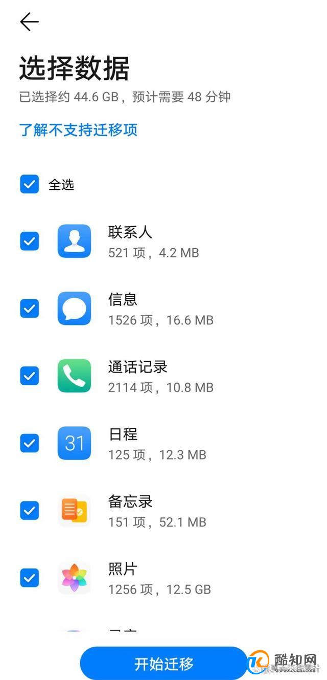 华为传数据到苹果手机