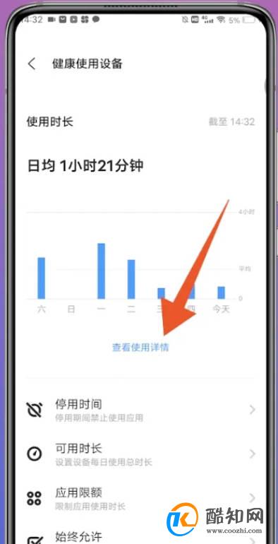 vivo怎么查使用软件的时间