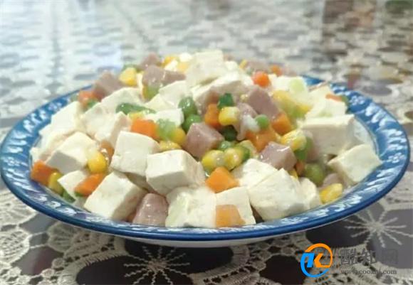 营养均衡的什锦豆腐,色香味俱全好看又好吃,做法特简单