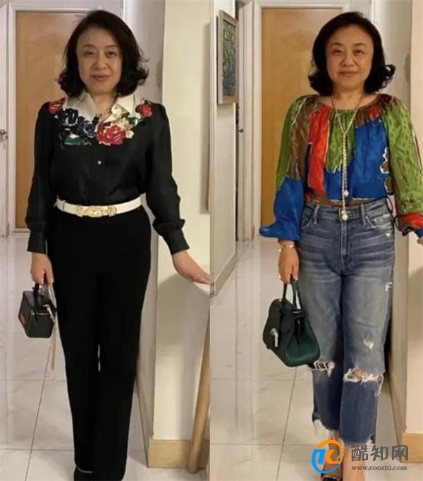 中老年人放任老态的体现：衣过时、裤拖地，扎丸子头，这样穿更美