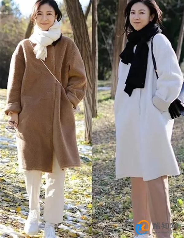 这才是最舒适实用的冬季打扮，基础款+基础色，居然可以这么高级