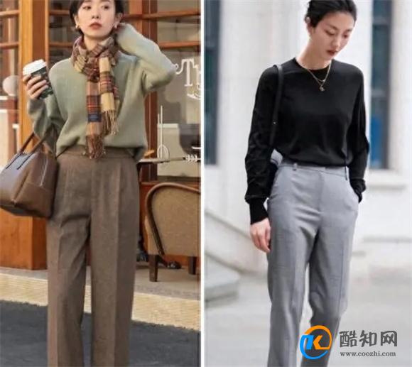 今年流行的“烟管裤”，适合气质优雅的中年女性，陈数也爱穿