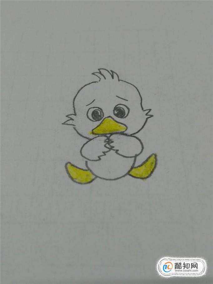 丑小鸭的绘画简单图片