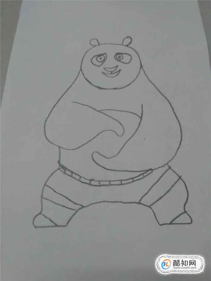 教你画功夫熊猫优质