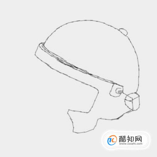 绝地求生三级头盔怎么画吃鸡三级头盔画法优质