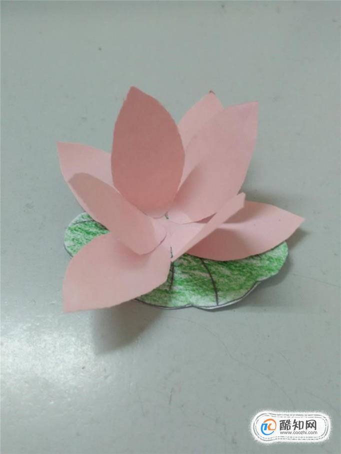 卡纸制作莲花优质