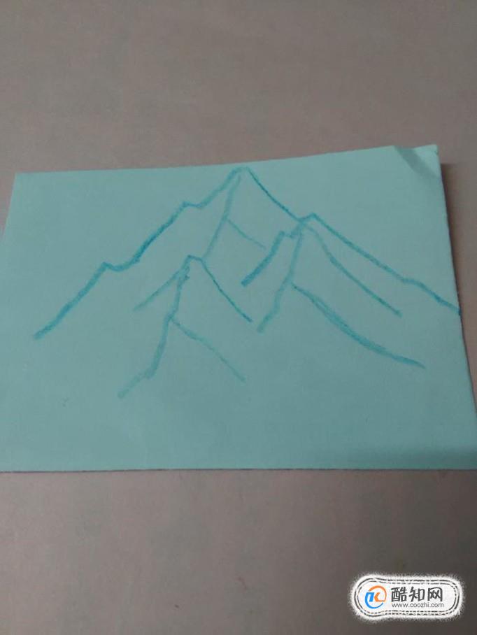 珠峰怎么画简笔画图片