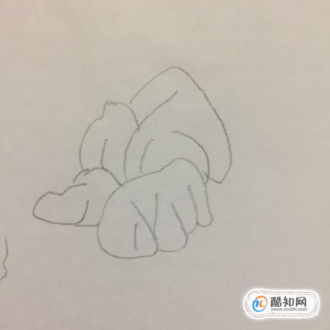 仙桃石简笔画 简单图片